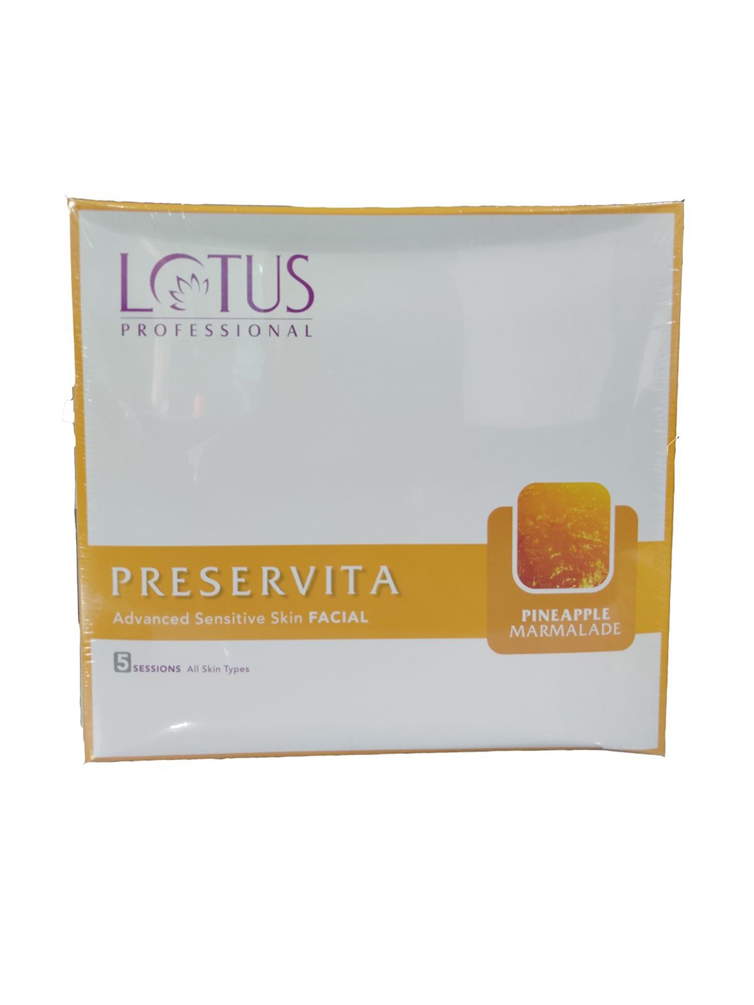 

Lotus Professional Preservita Sensitive Skin Facial Kit-50g, Yellow