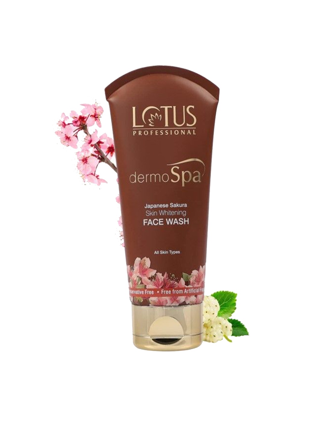 

Lotus Professional Dermospa Japanese Sakura Skin Whitening Face Wash - 80 gm, Coffee brown