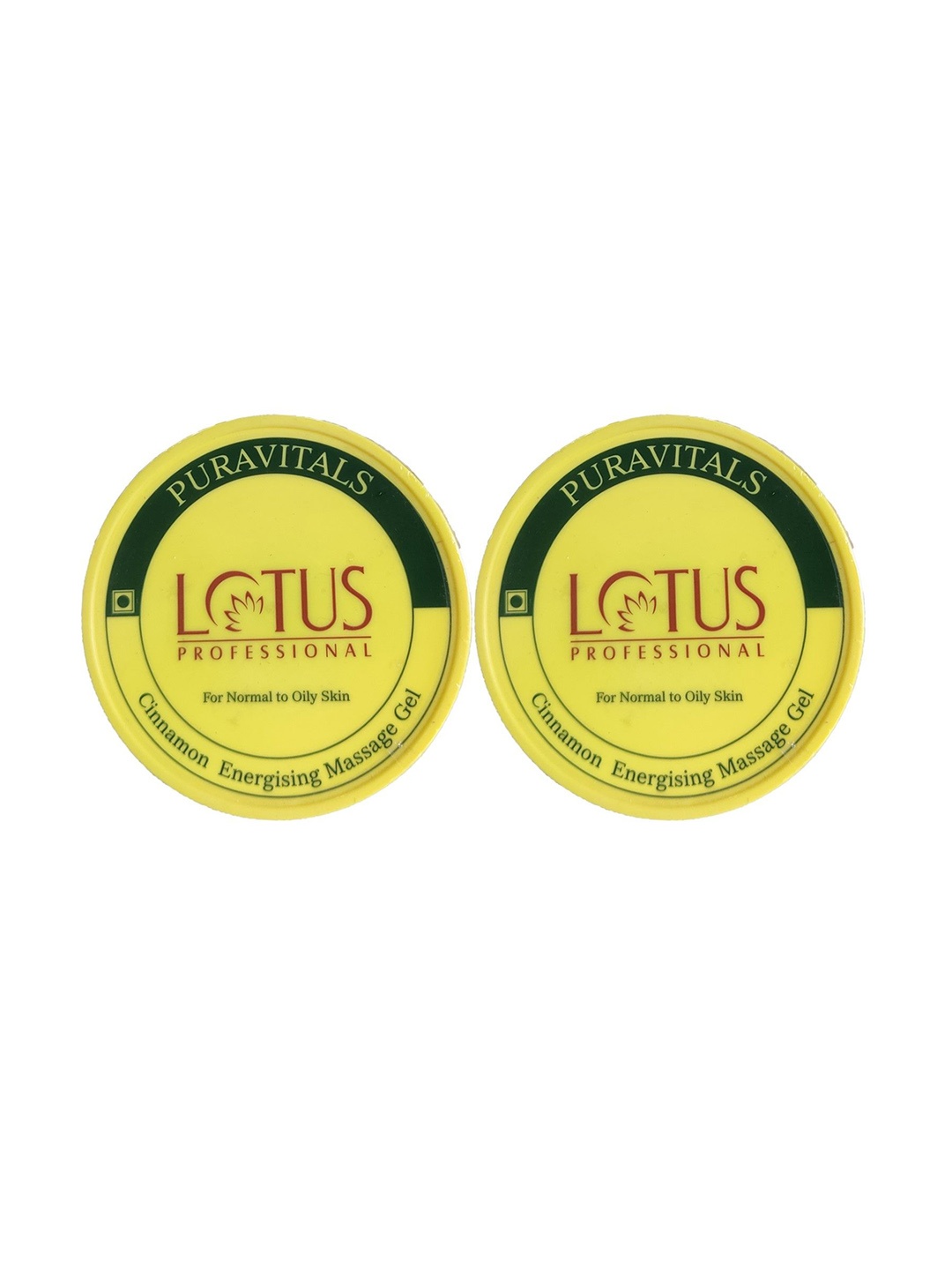 

Lotus Professional Set Of 2 Puravitals Cinnamon Energising Massage Gel - 300 g Each, Yellow