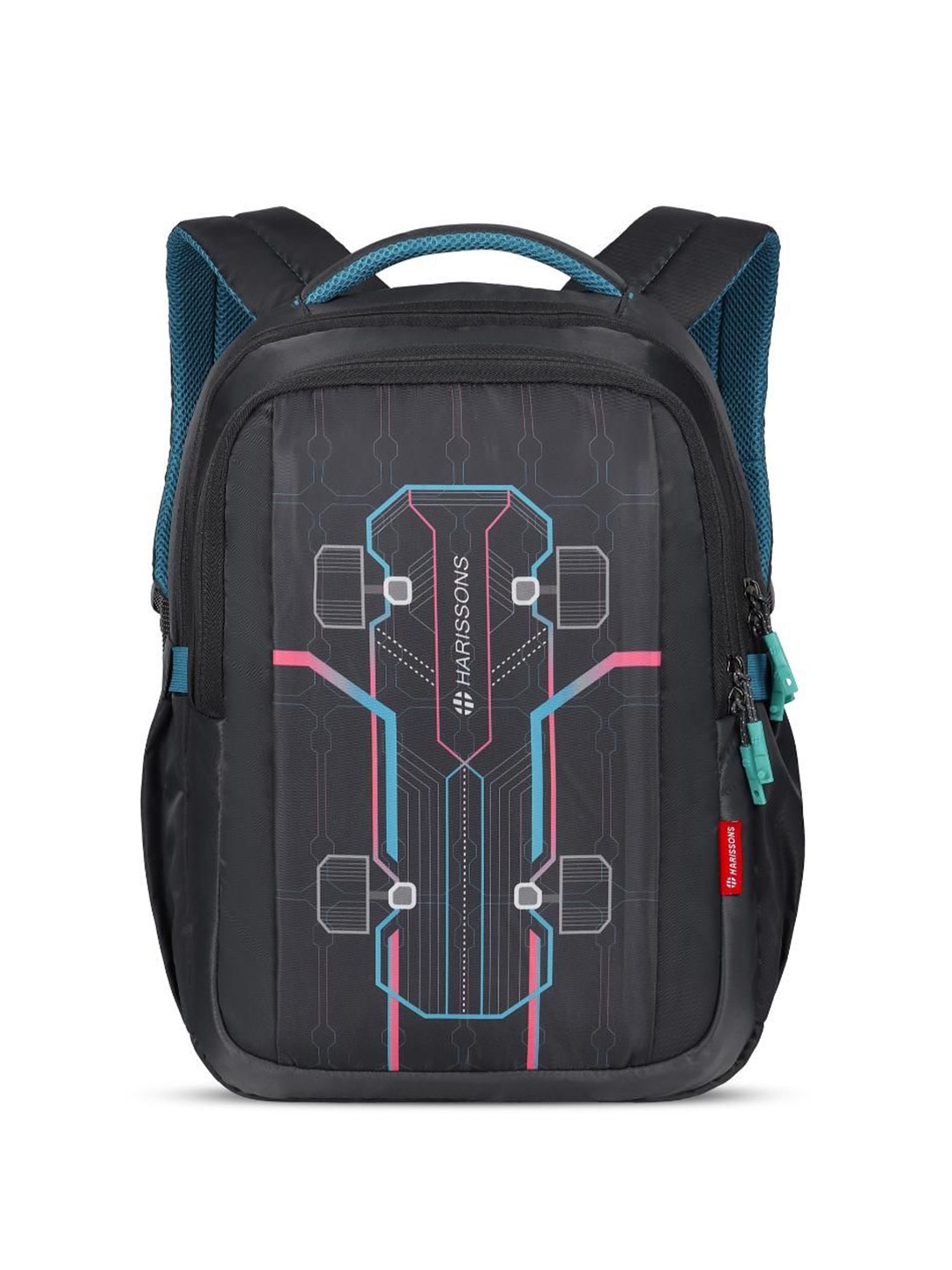 

Harissons Unisex Graphic Backpack, Grey