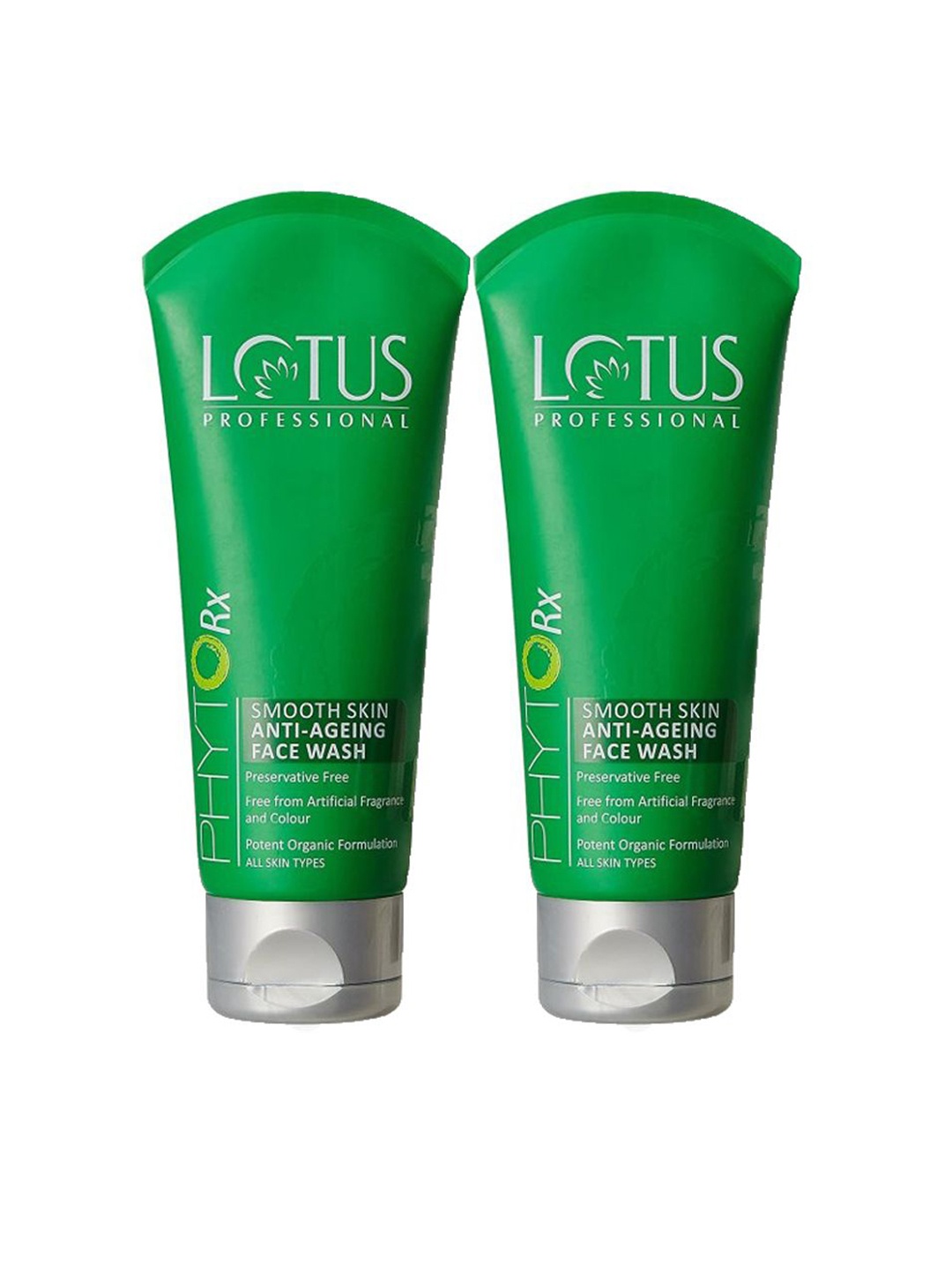 

Lotus Professional Set Of 2 Phyto Rx Smooth Skin Anti Ageing Face Wash - 80 gm, Green