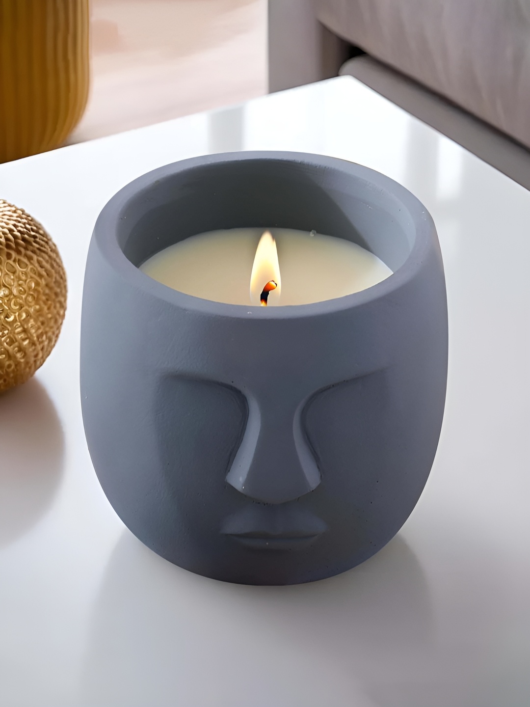 

Ekhasa Grey Soy Wax Scented Jar Candle