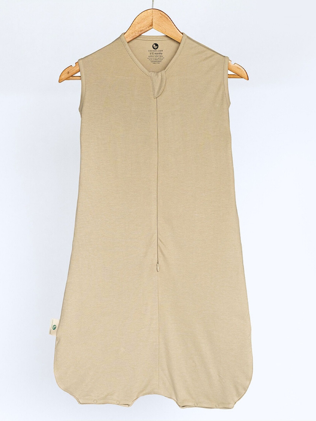 

cocoon care Infants Beige Bamboo Sleeping Bag With Foot Opening
