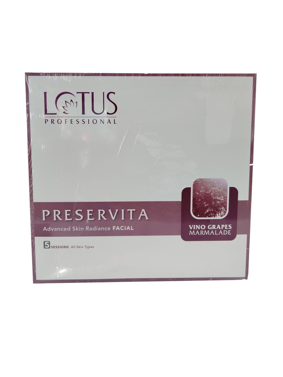 

Lotus Professional Preservita Advanced 5 Session Skin Radiance Facial Kit-16g Each, Purple