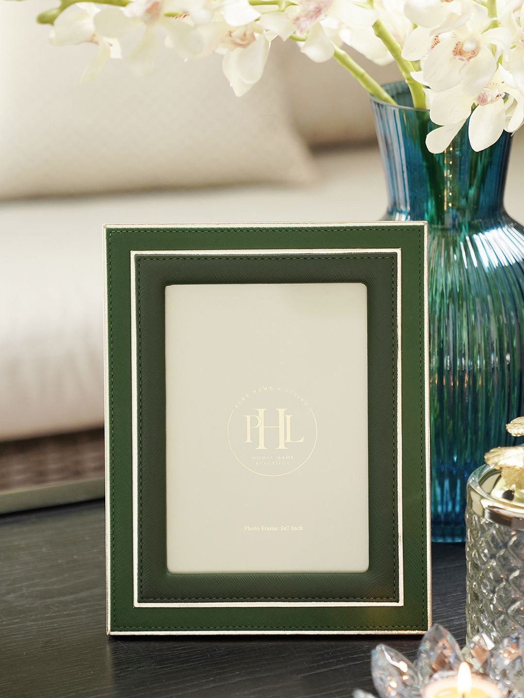 

Pure Home and Living Green MDF Table Photo Frames