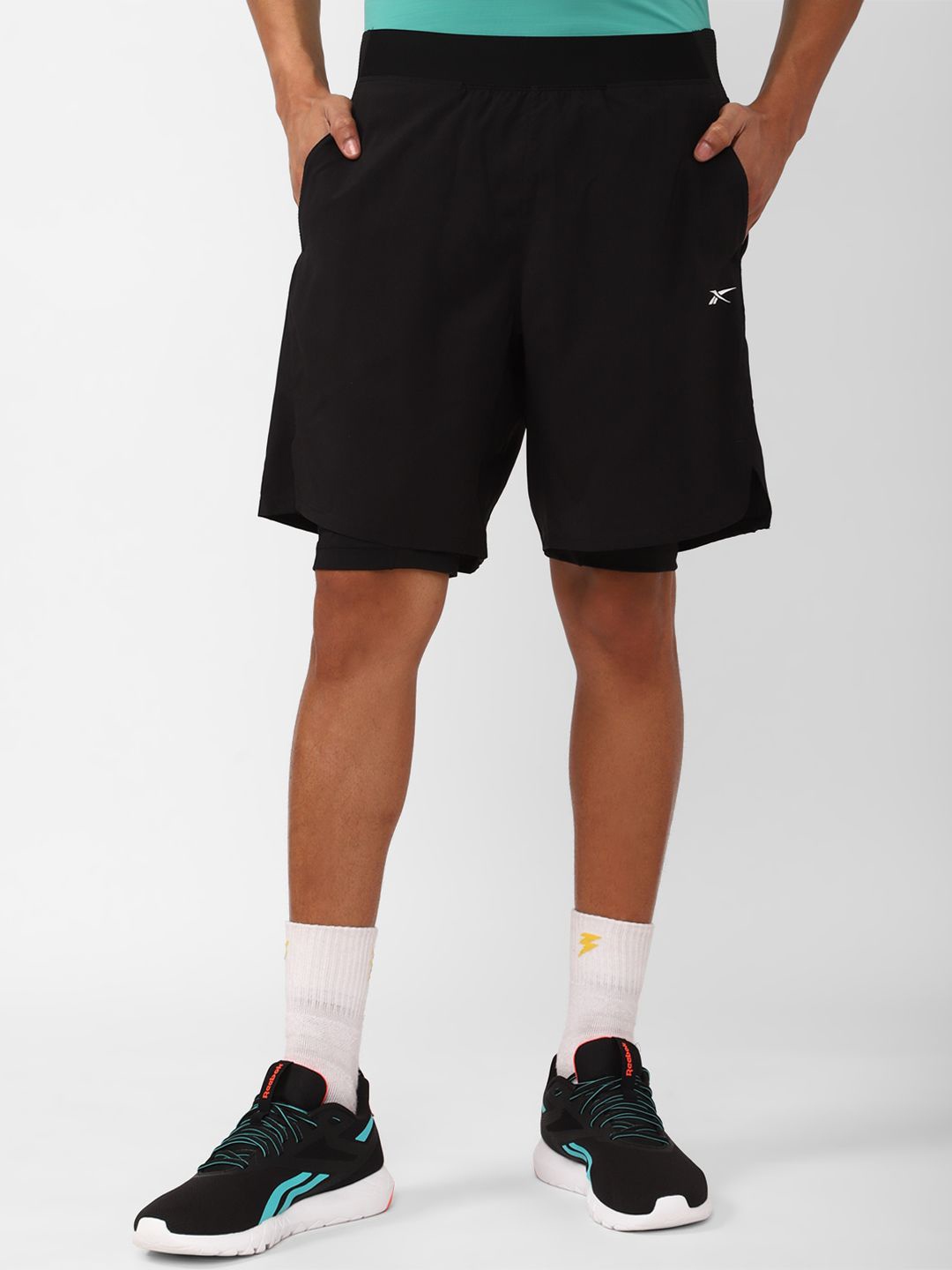 

Reebok Training Epic Two In One Shorts, Black