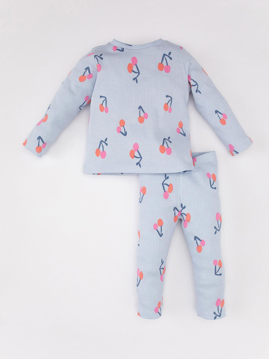 

DeFacto Girls Printed Night suit, Blue