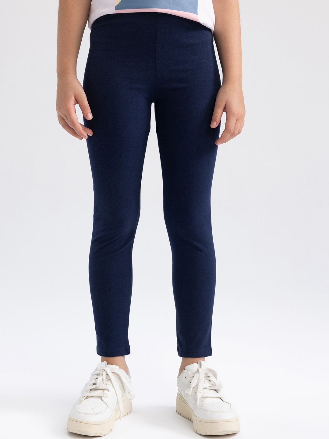 

DeFacto Girls Ankle-Length Leggings, Navy blue