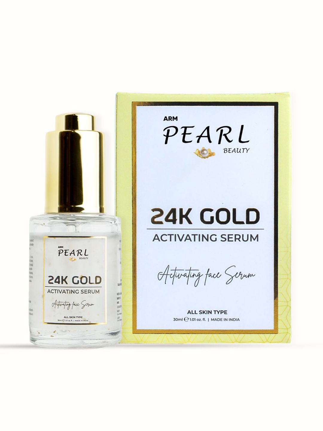 

ARM PEARL BEAUTY 24K Gold Activating Serum- 30ml, Silver