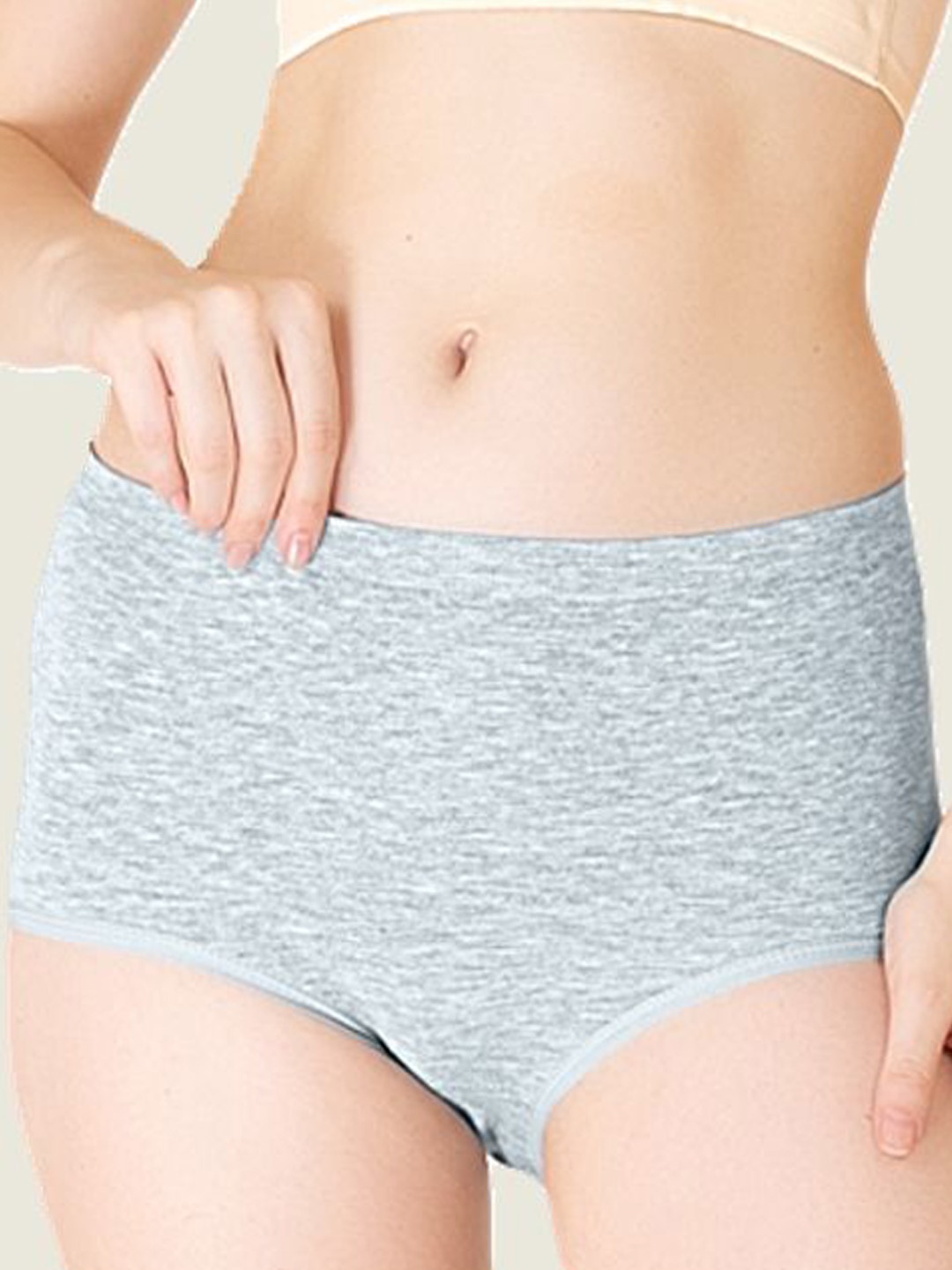 

Luella Women Seamless Mid-Rise Solid Hipster Briefs, Blue