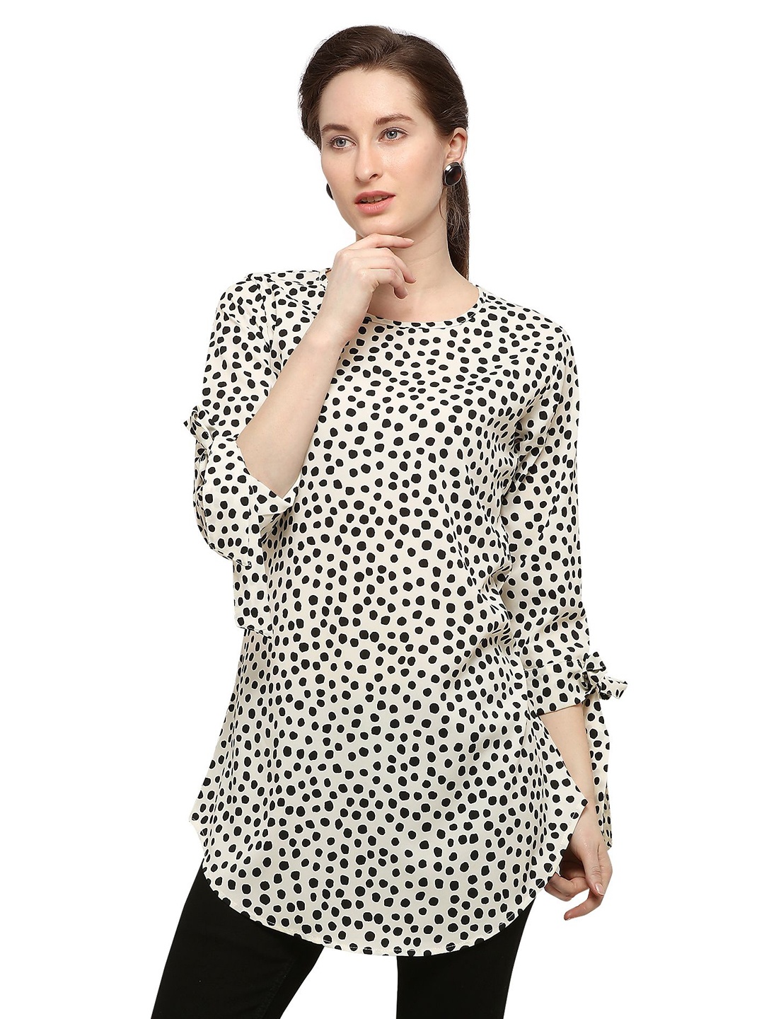 

Murcia Printed Straight Tunic, White