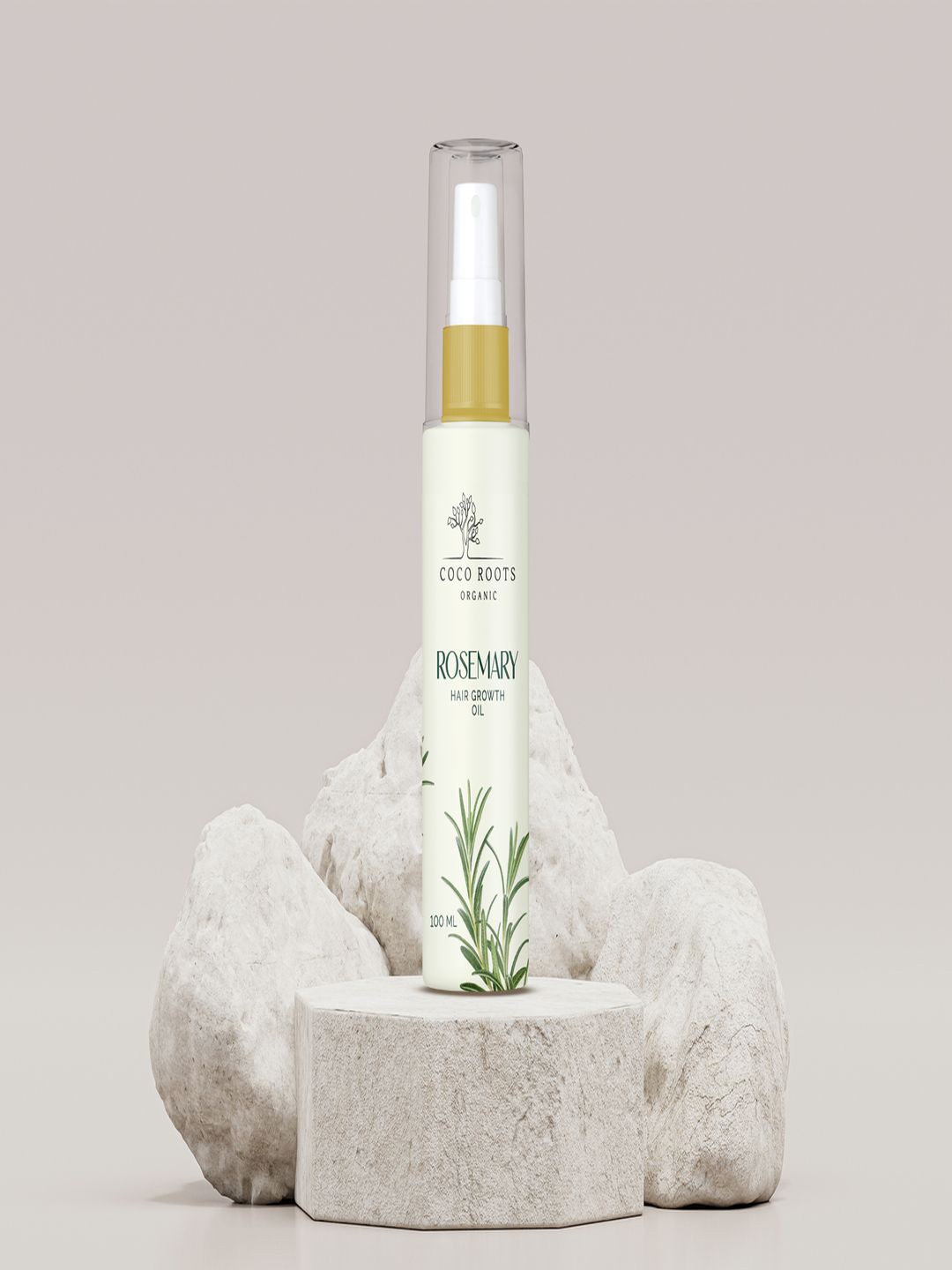 

Coco Roots Organic Rosemary Hair Growth Oil- 100 ml, Yellow
