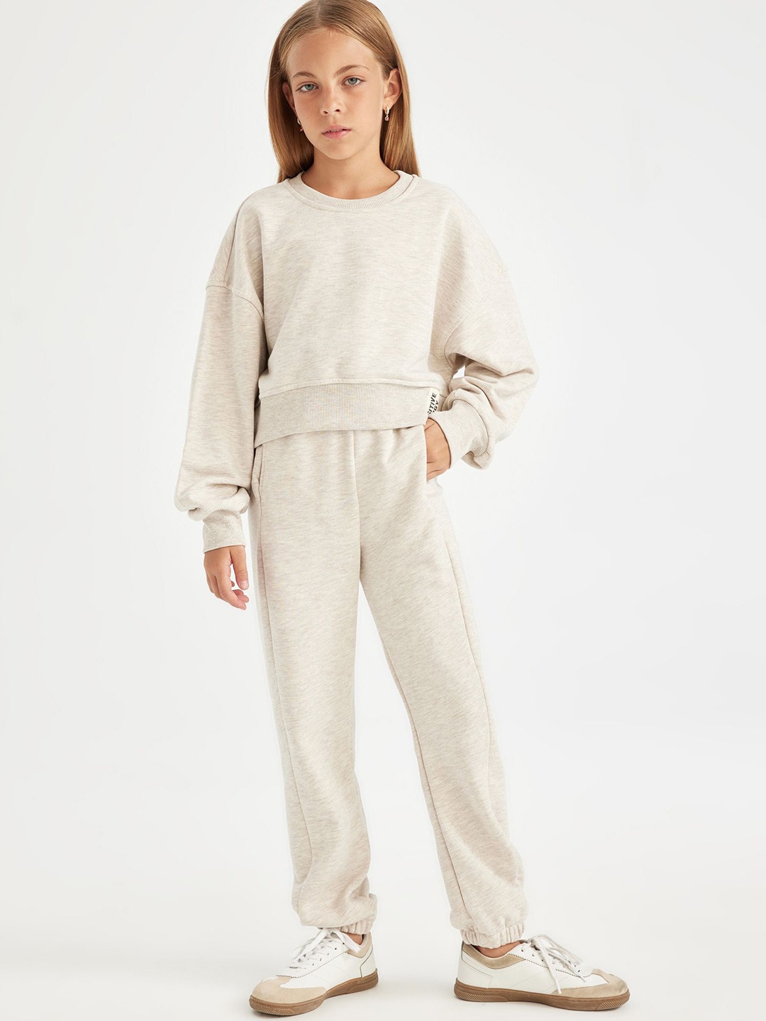 

DeFacto Girls T-shirt with Pyjamas, Off white