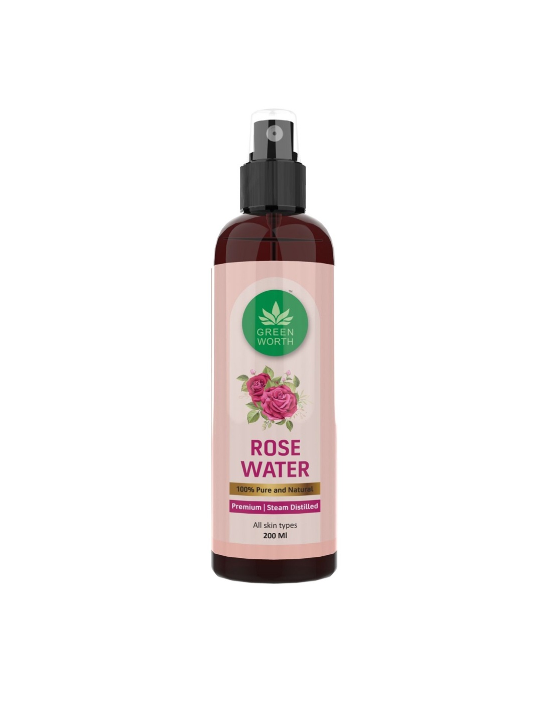 

GREENWORTH Pure Rose Water Toner-200ml, Na