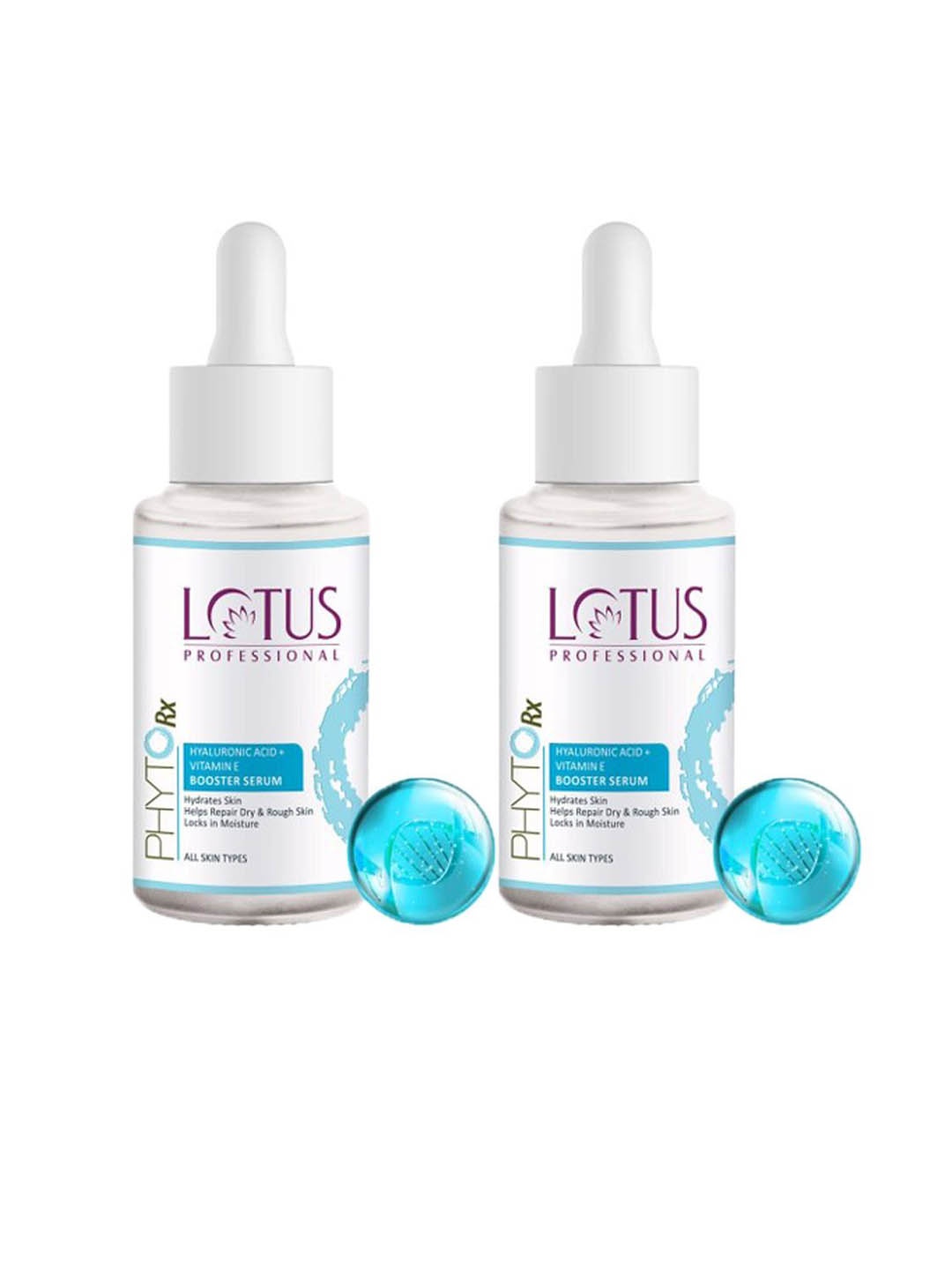 

Lotus Professional Set Of 2 PHYTORx Booster Serum With Hyaluronic Acid & Vitamin E - 30 ml, Blue