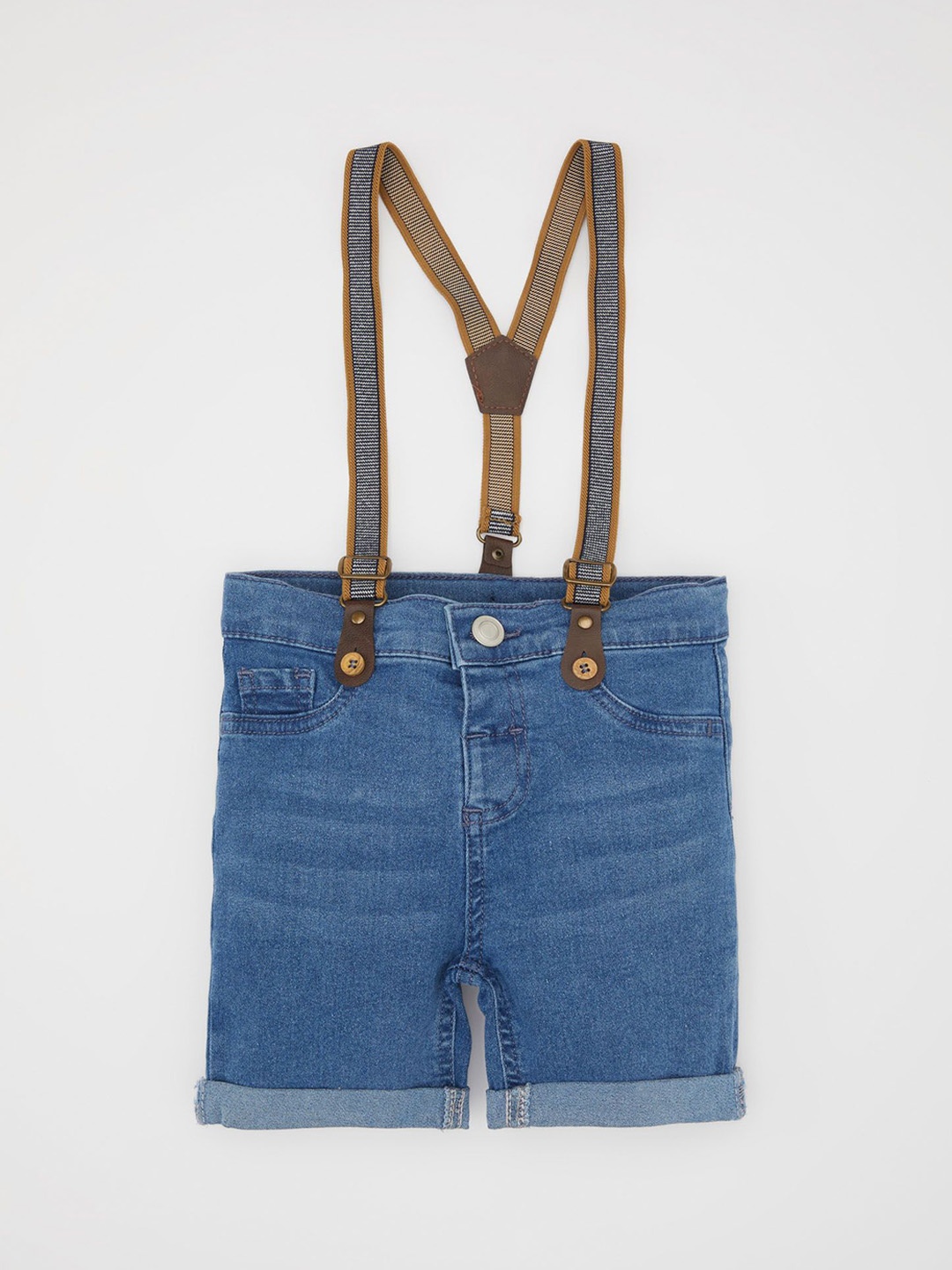 

DeFacto Boys Denim Regular Fit Shorts, Blue