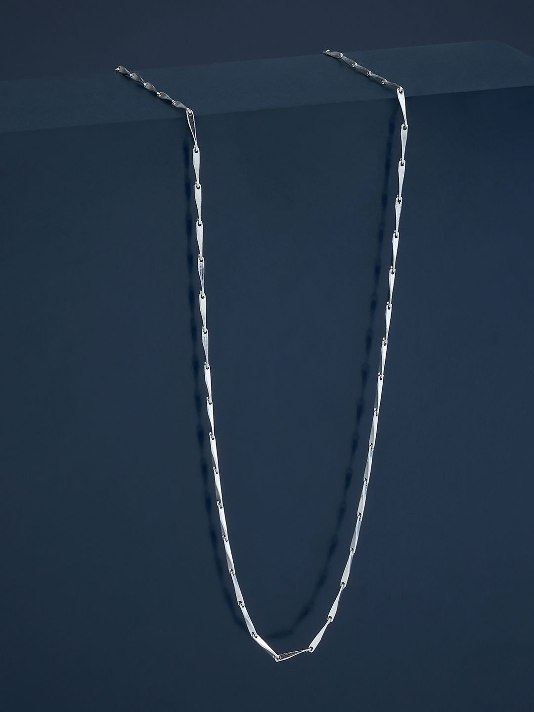 

Kushal's Fashion Jewellery Sterling Silver Rhodium-Plated Chain