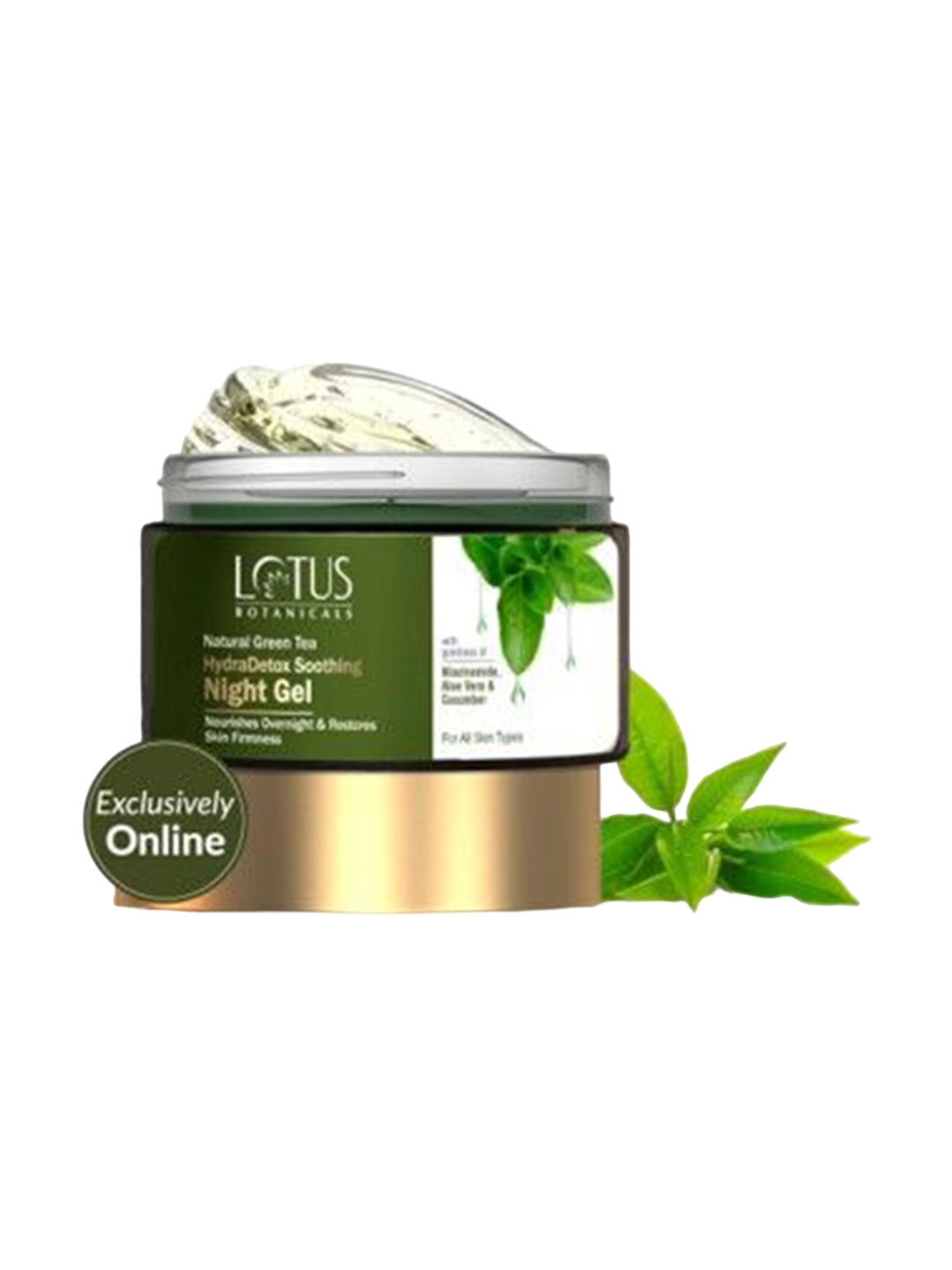 

Lotus Botanicals Natural Green Tea HydraDetox Soothing Night Gel With Niacinamide - 50 g