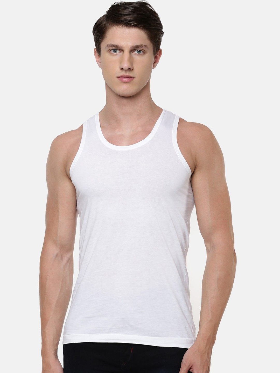 

Ramraj Pack Of 2 Cotton Undershirt Vests R1AcosteRNPlus5P, White