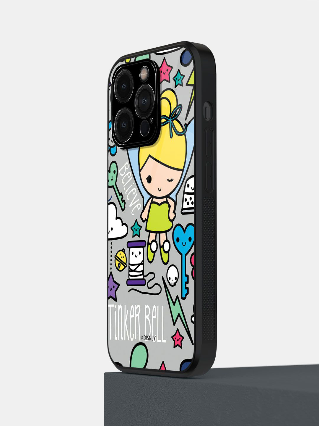 

macmerise Cartoon Characters Printed iPhone 14 Pro Back Case Mobile Accessories, Blue