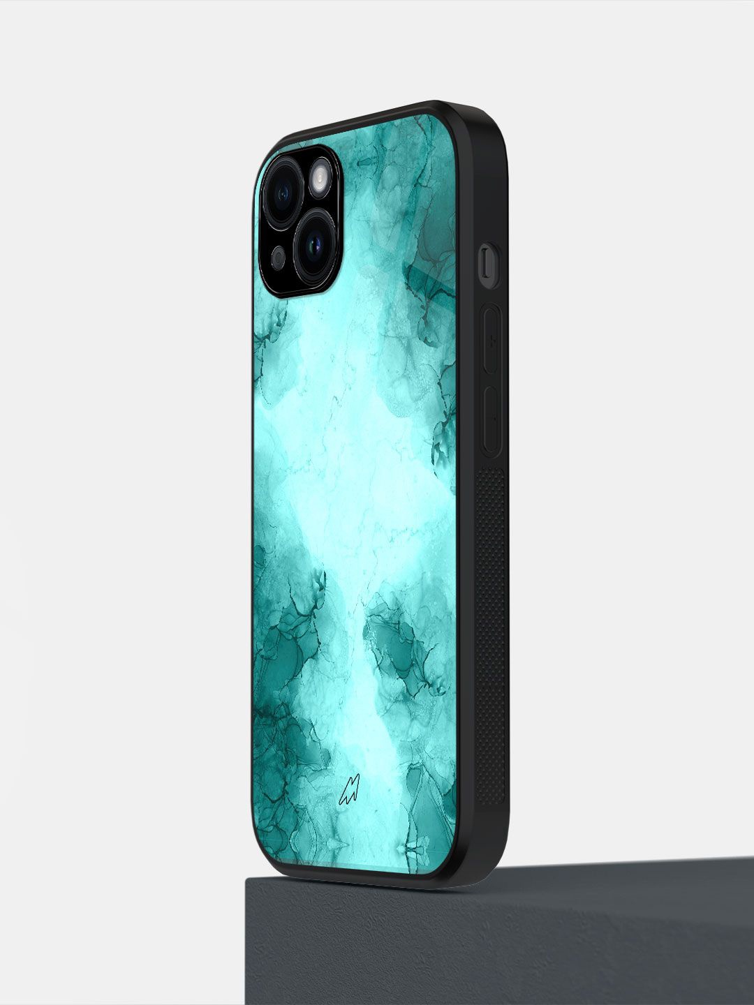 

macmerise Abstract Printed iPhone 14 Plus Back Case Mobile Accessories, Green