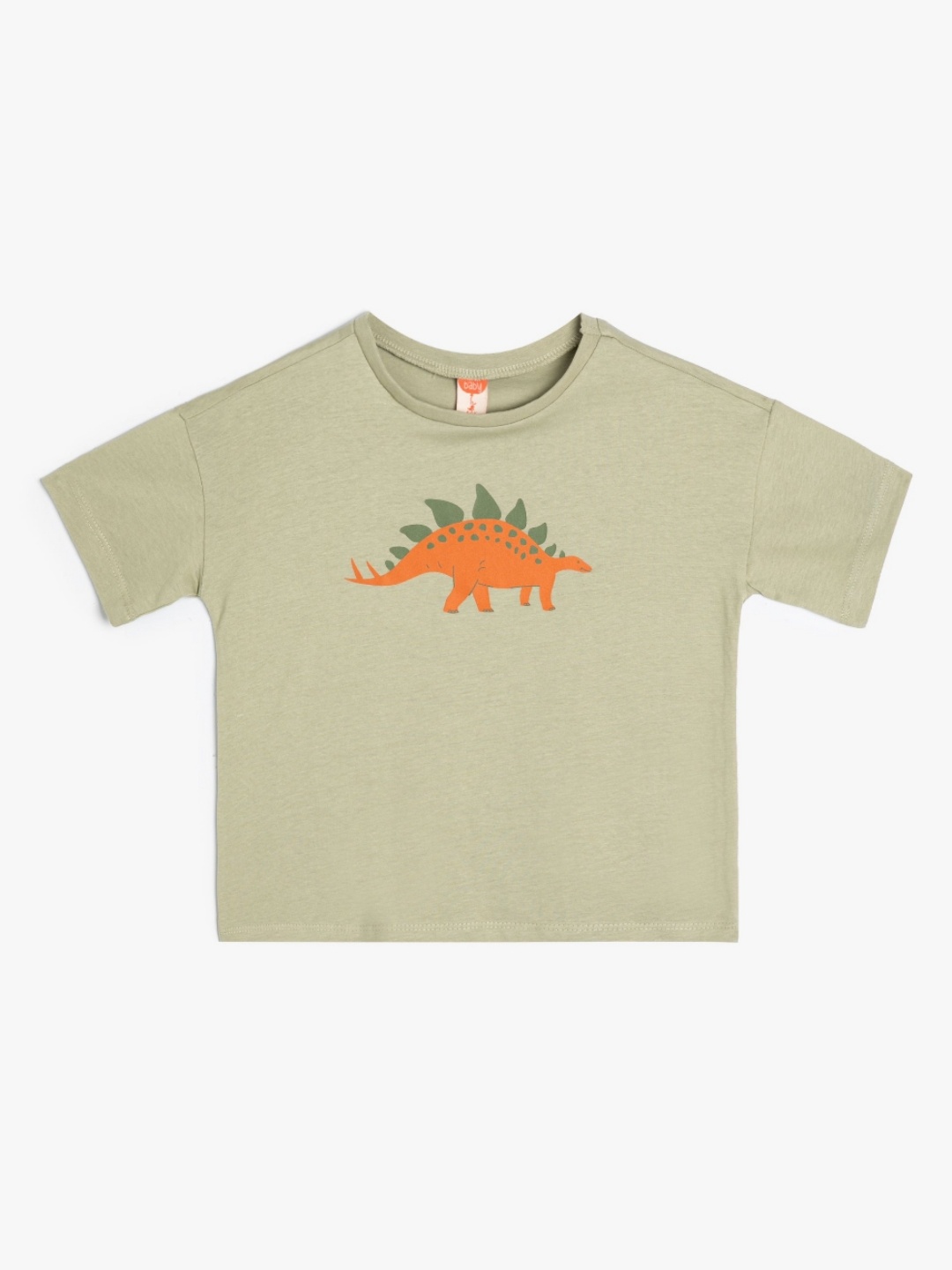 

Koton Boys Typography Printed Applique T-shirt, Green