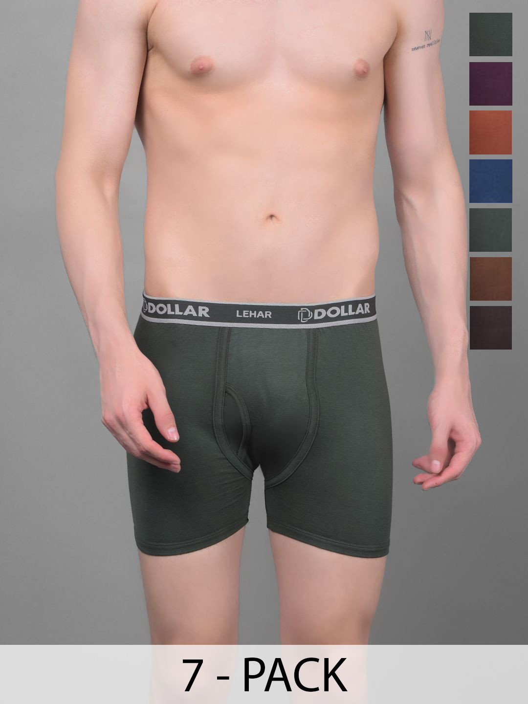 

Dollar Lehar Pack of 7 Assorted Cotton Trunk-MLHTR-06-AST2-PO7