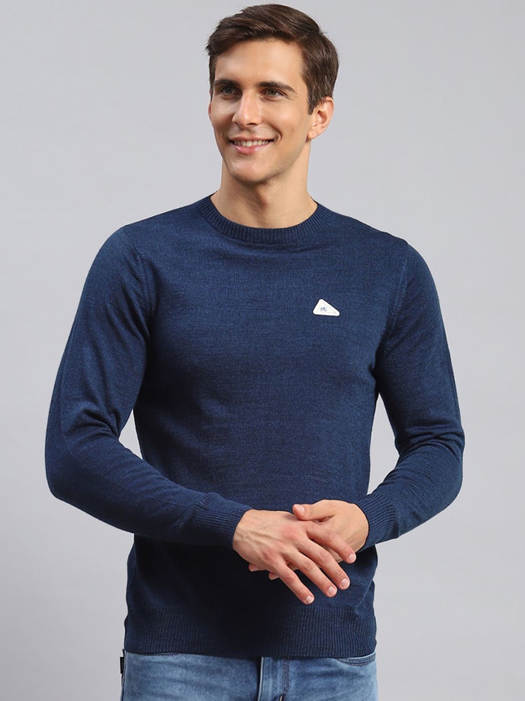 

Monte Carlo Men Woollen Pullover, Blue