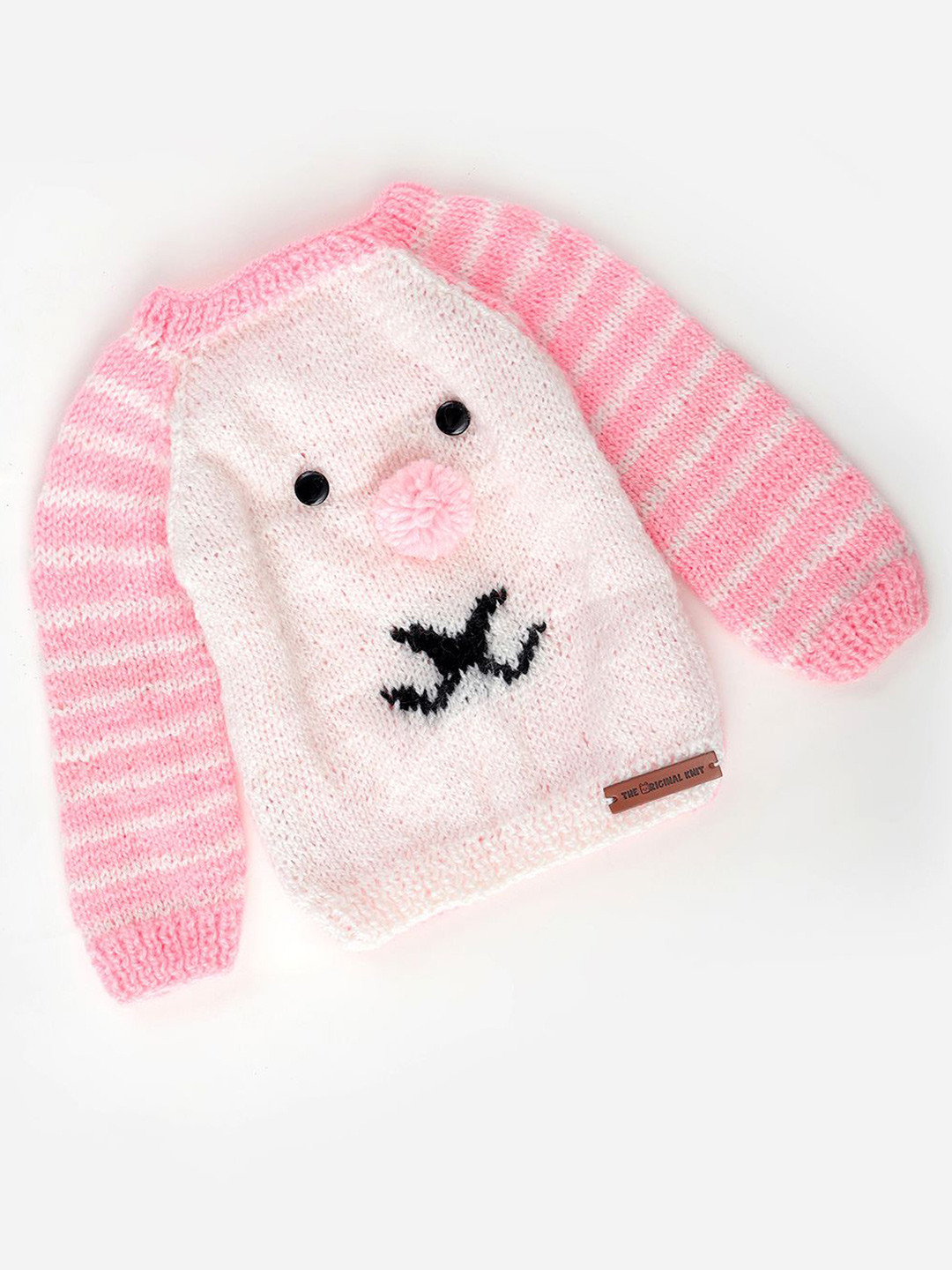 

The Original Knit Unisex Kids Floral Pullover, Pink