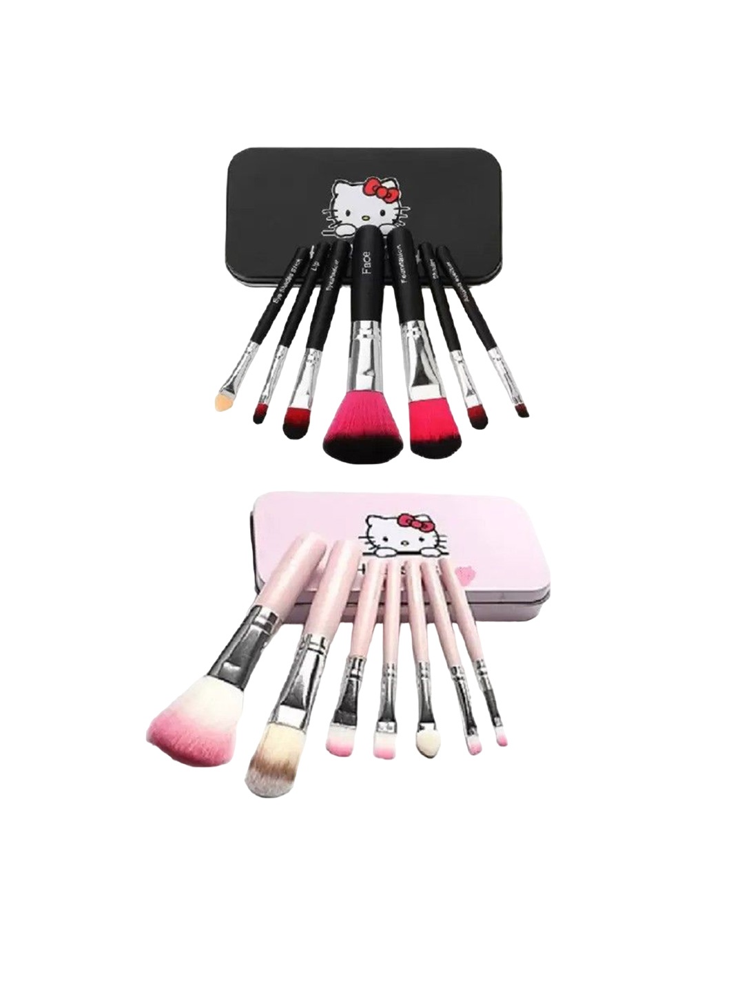 

Yoana Set Of 14 Beauty Hello Kitty Makeup Brush Set, Black