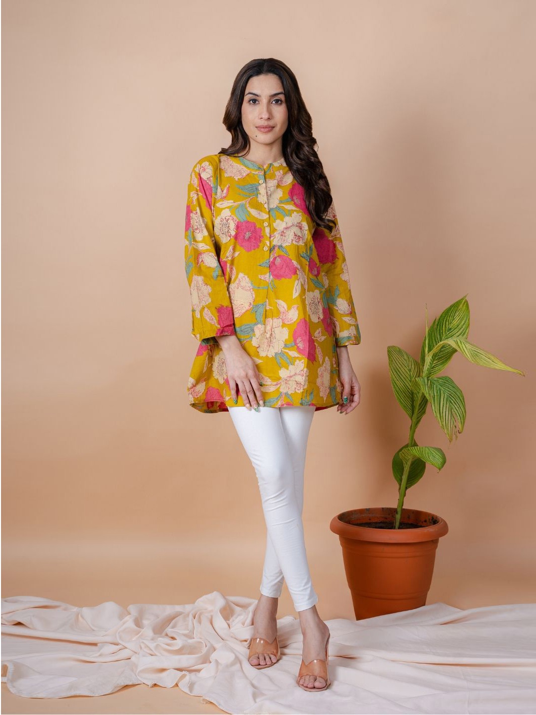 

EKISHA Printed Tunic, Pink