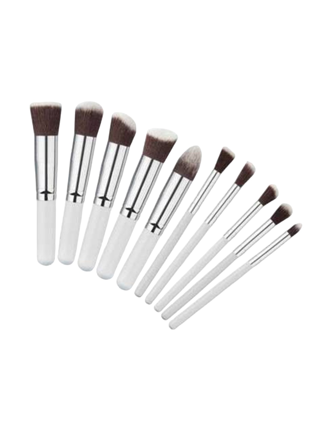 

Yoana Set Of 10 Professional Makeup Brushes Set, White