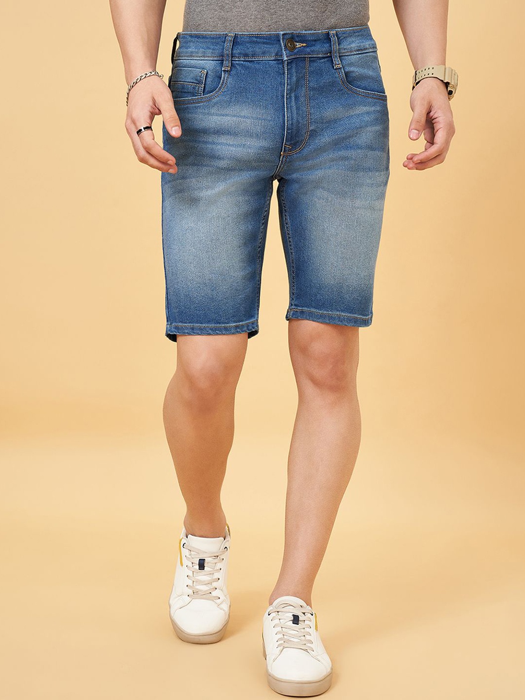 

SF JEANS by Pantaloons Men Denim Shorts, Blue