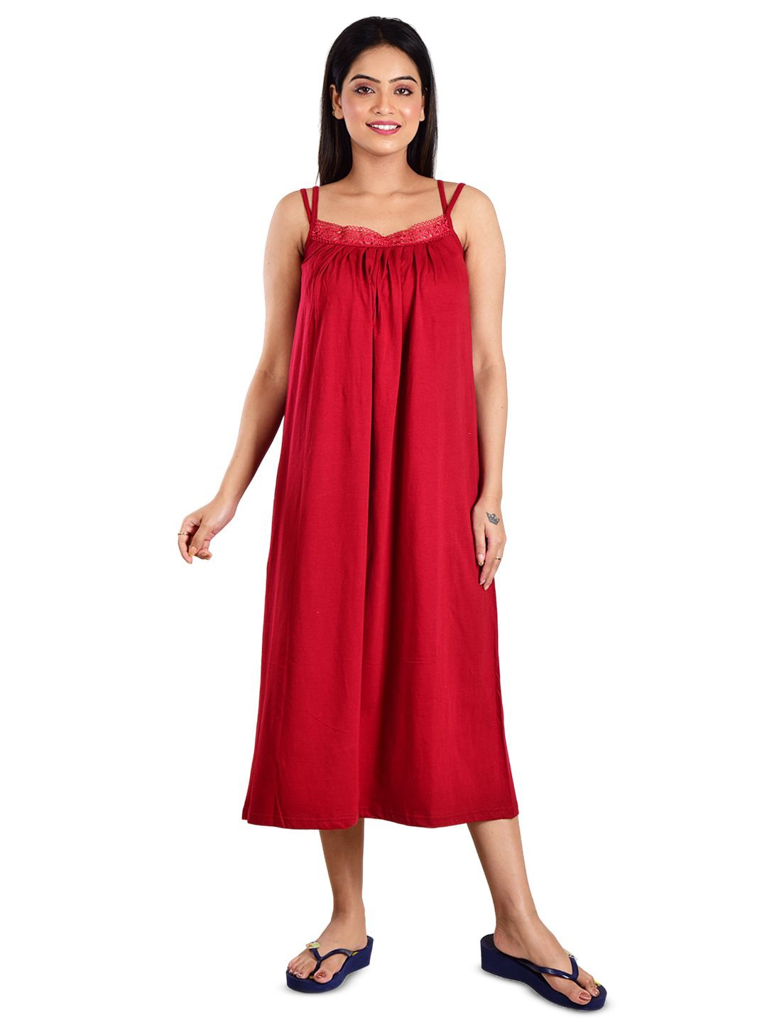 

DUI KONNA Nightdress, Maroon