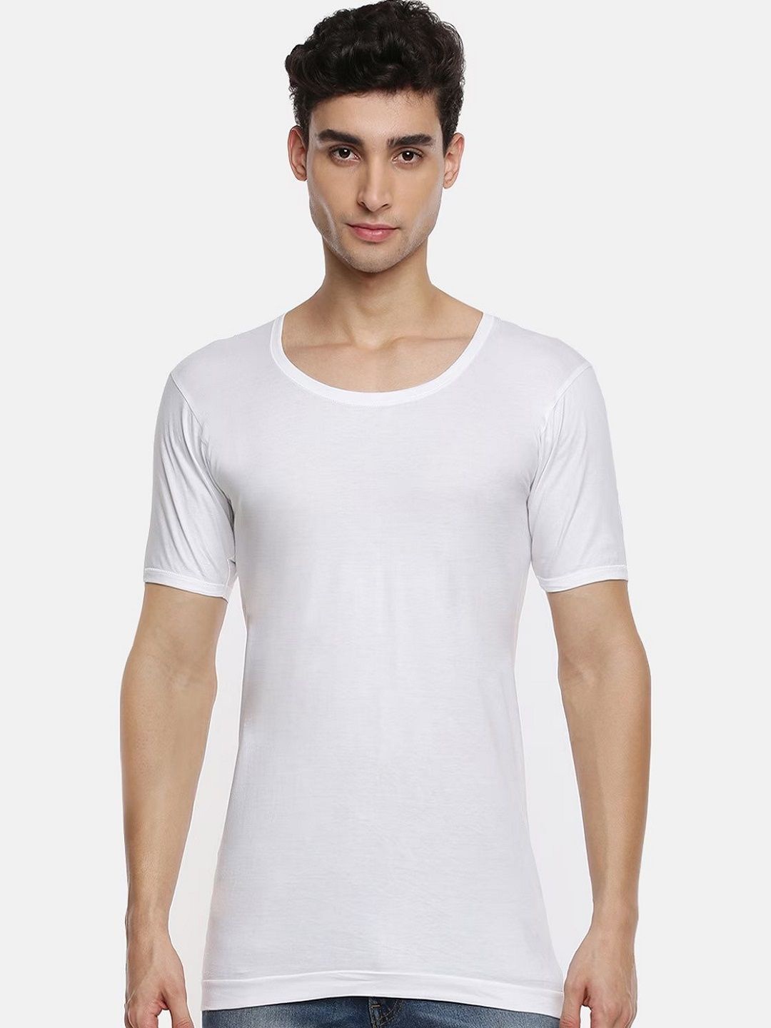

Ramraj Pack Of 2 Cotton Undershirt Vests R1AcosteRNSPlus5P, White