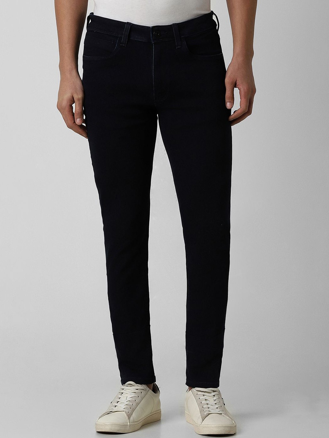 

VAN HEUSEN DENIM LABS Men Skinny Fit Mid Rise Jeans, Black
