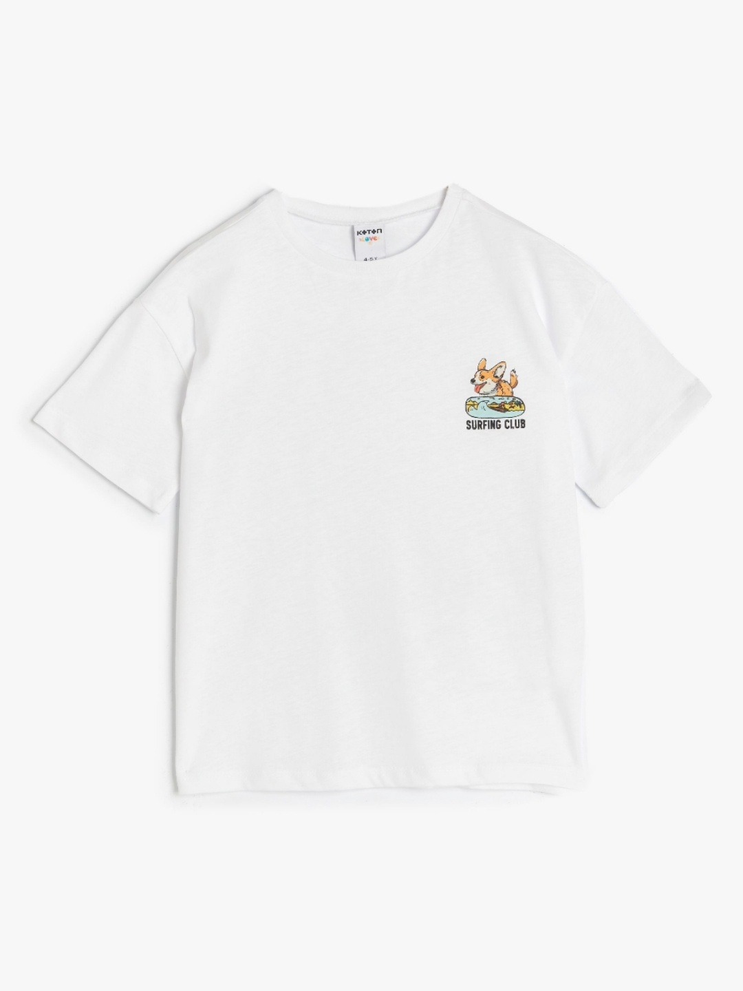 

Koton Boys Applique T-shirt, White