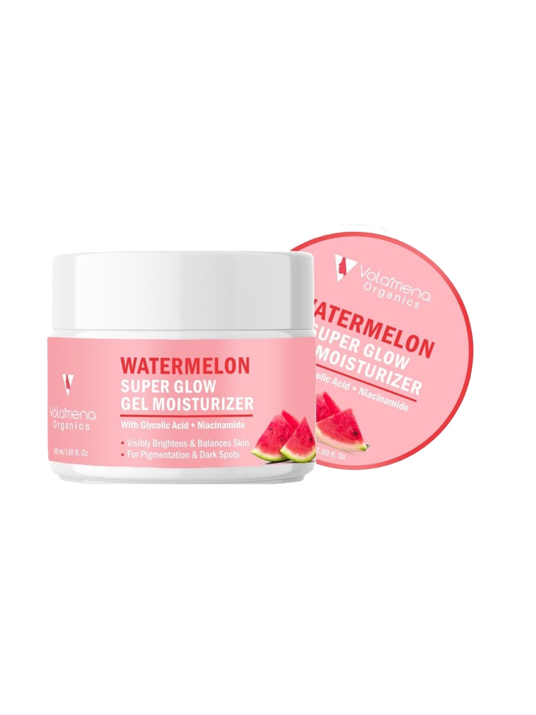 

Volamena Organics Watermelon Super Glow Moisturizer Day Cream -50Ml, White