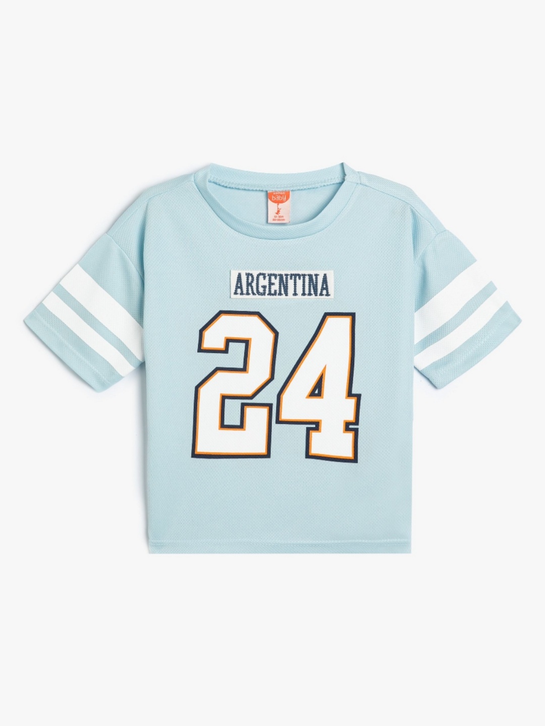 

Koton Boys Typography Printed Applique T-shirt, Blue