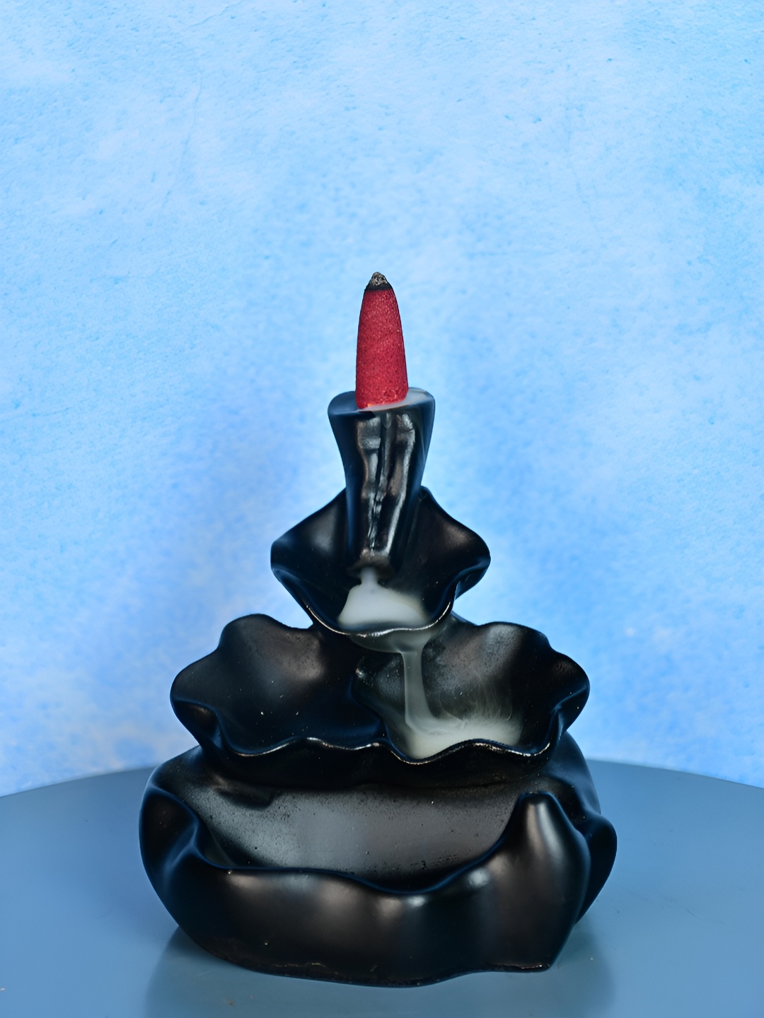 

SOWPEACE Black Choti Resin Smoke Fountain