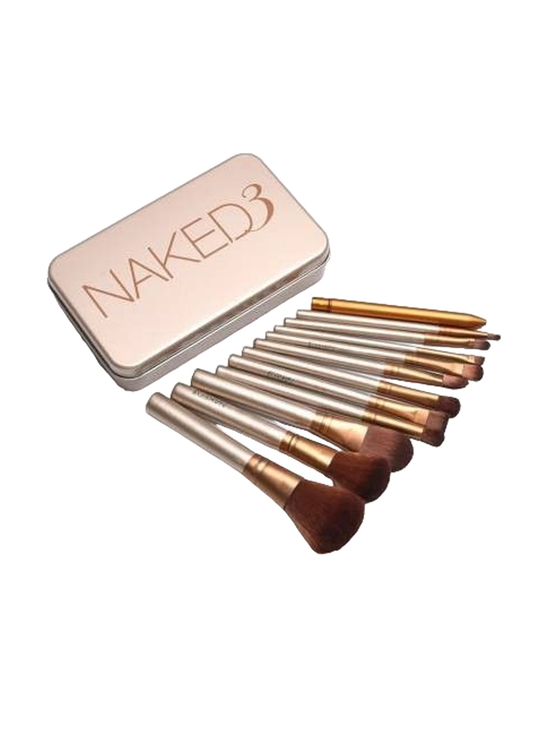 

Yoana Set of 12 Beauty Urban Series Makeup Brushes - Naked 3, Gold