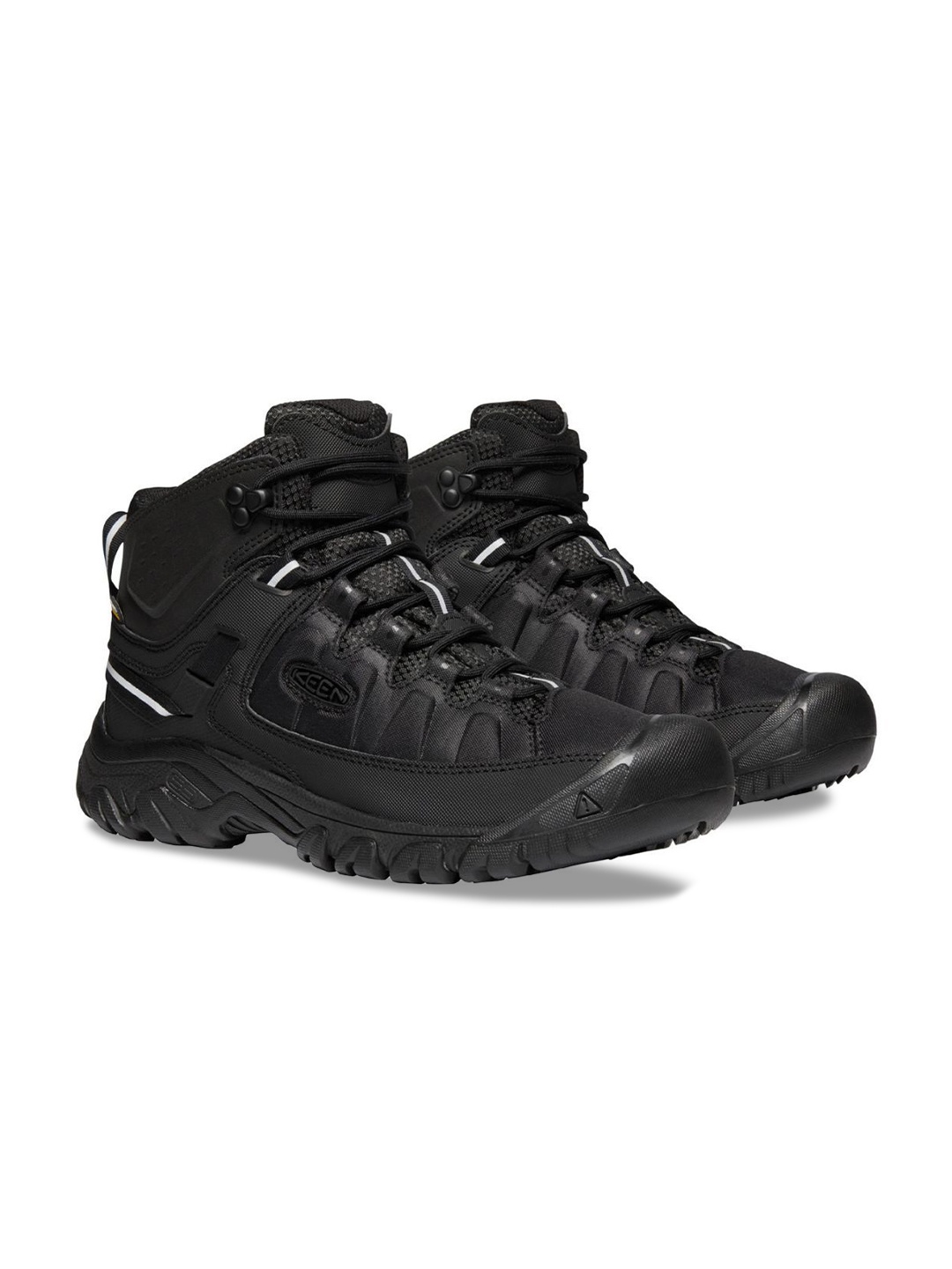 

KEEN Men Targhee Waterproof Leather Trekking Shoes, Black