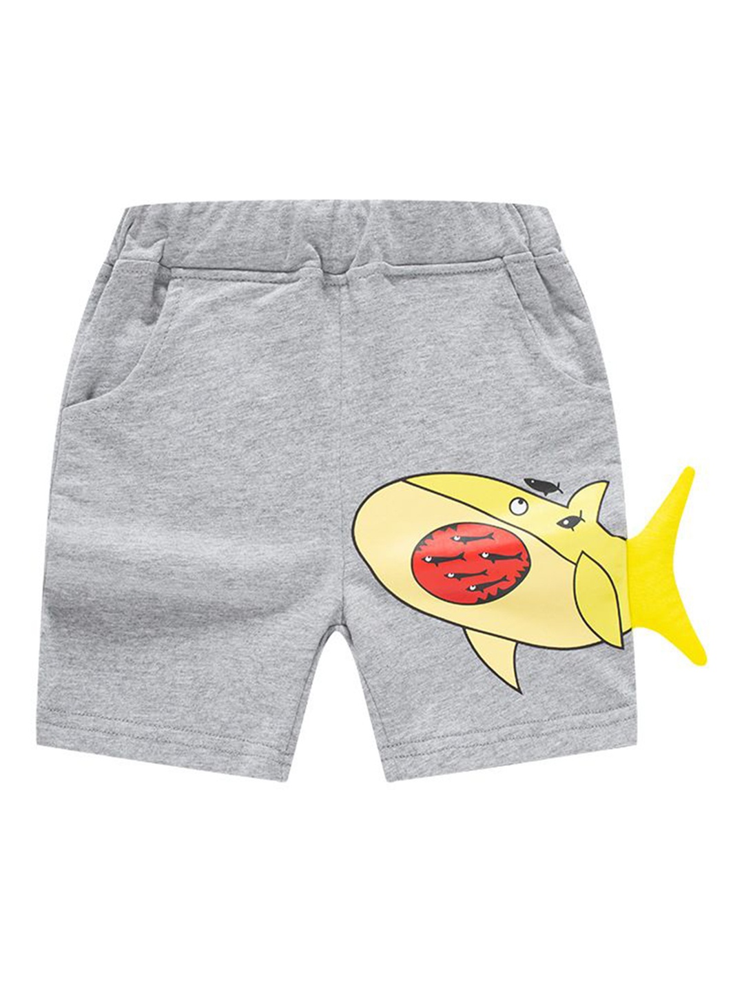 

StyleCast Unisex Kids Printed Shorts, Grey