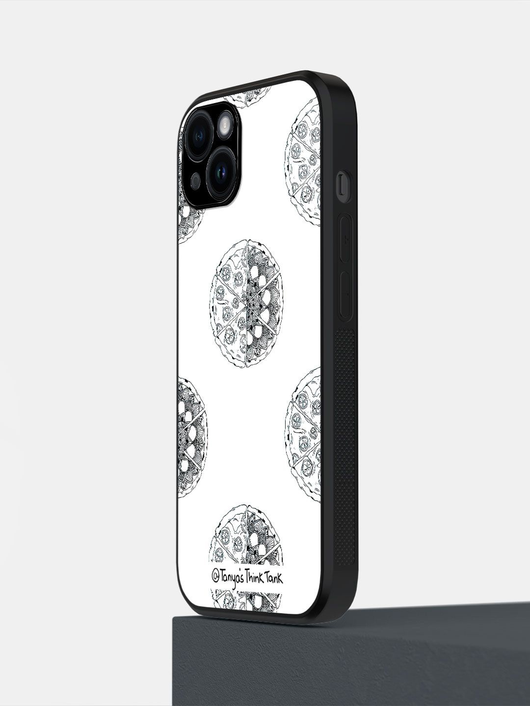 

macmerise Typography Printed iPhone 14 Plus Back Case Mobile Accessories, White