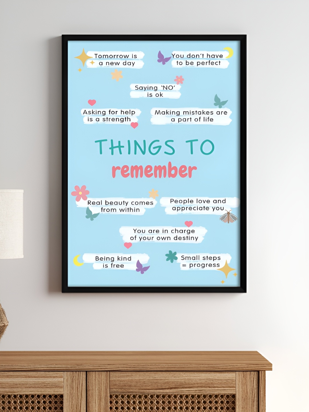 

My Kids Wall Black & Blue 1 Piece Other Wall Art