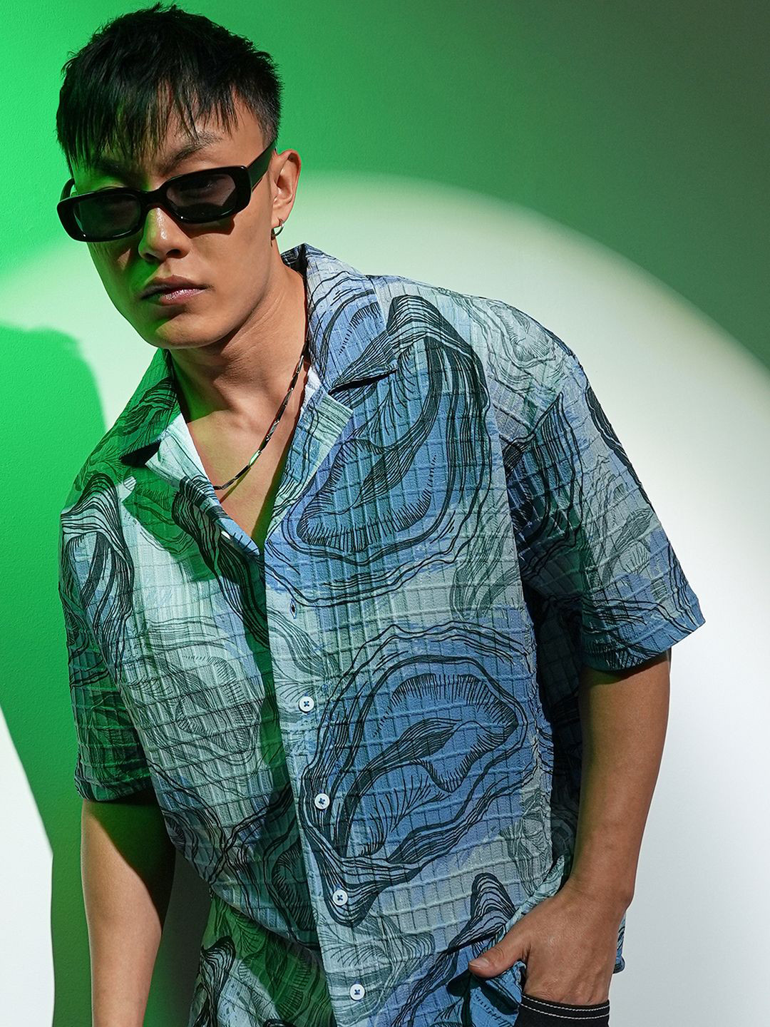 

Campus Sutra Men Comfort Opaque Printed Casual Shirt, Multi