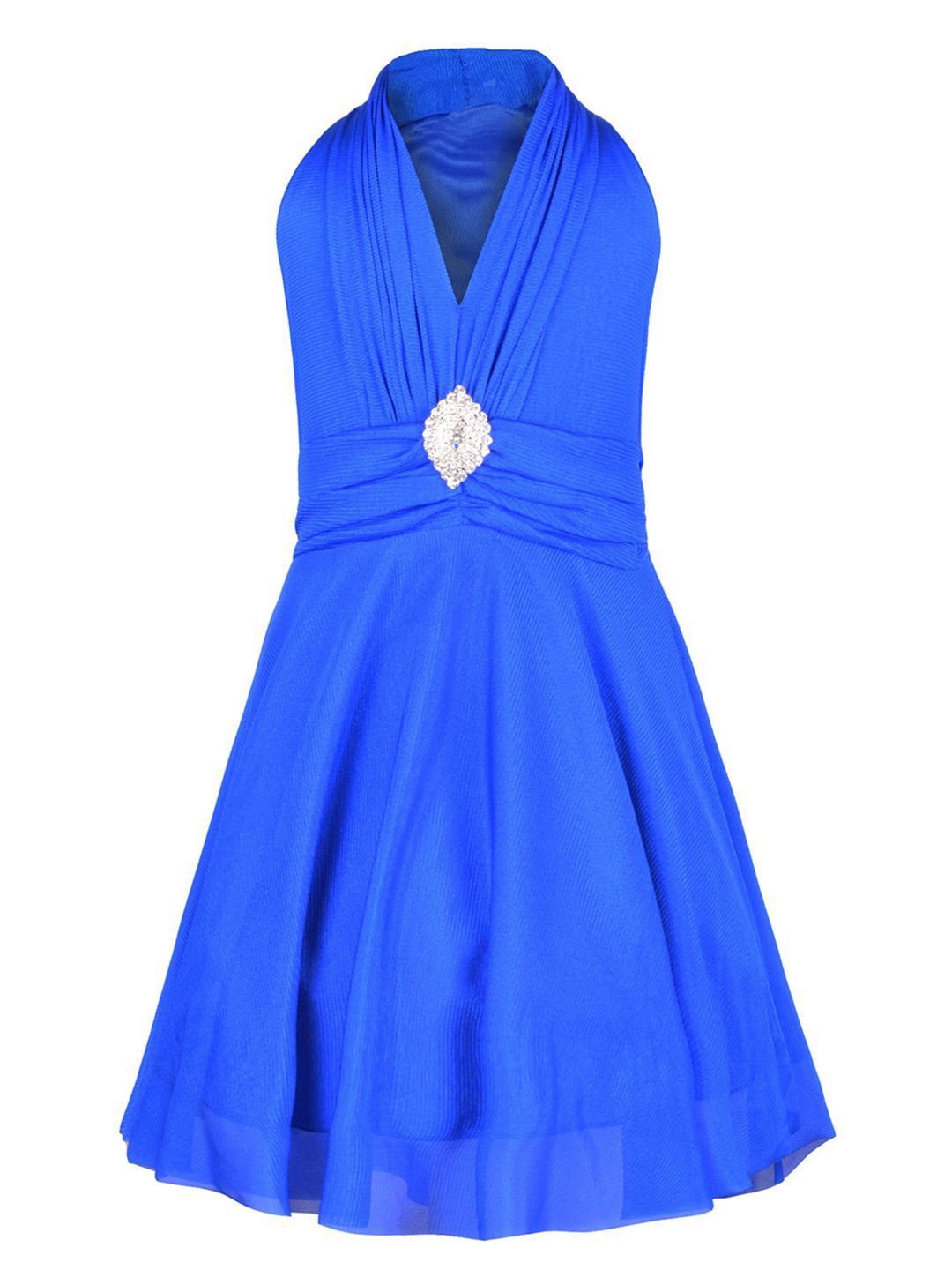

BAESD Net Fit & Flare Dress, Blue