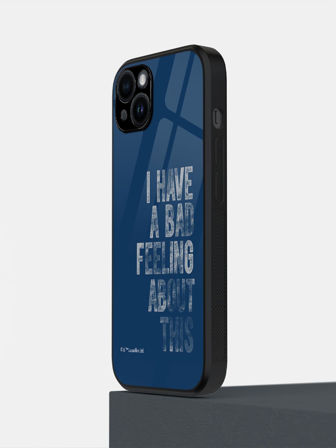 

macmerise Typography Printed iPhone 14 Plus Back Case Mobile Accessories, Blue