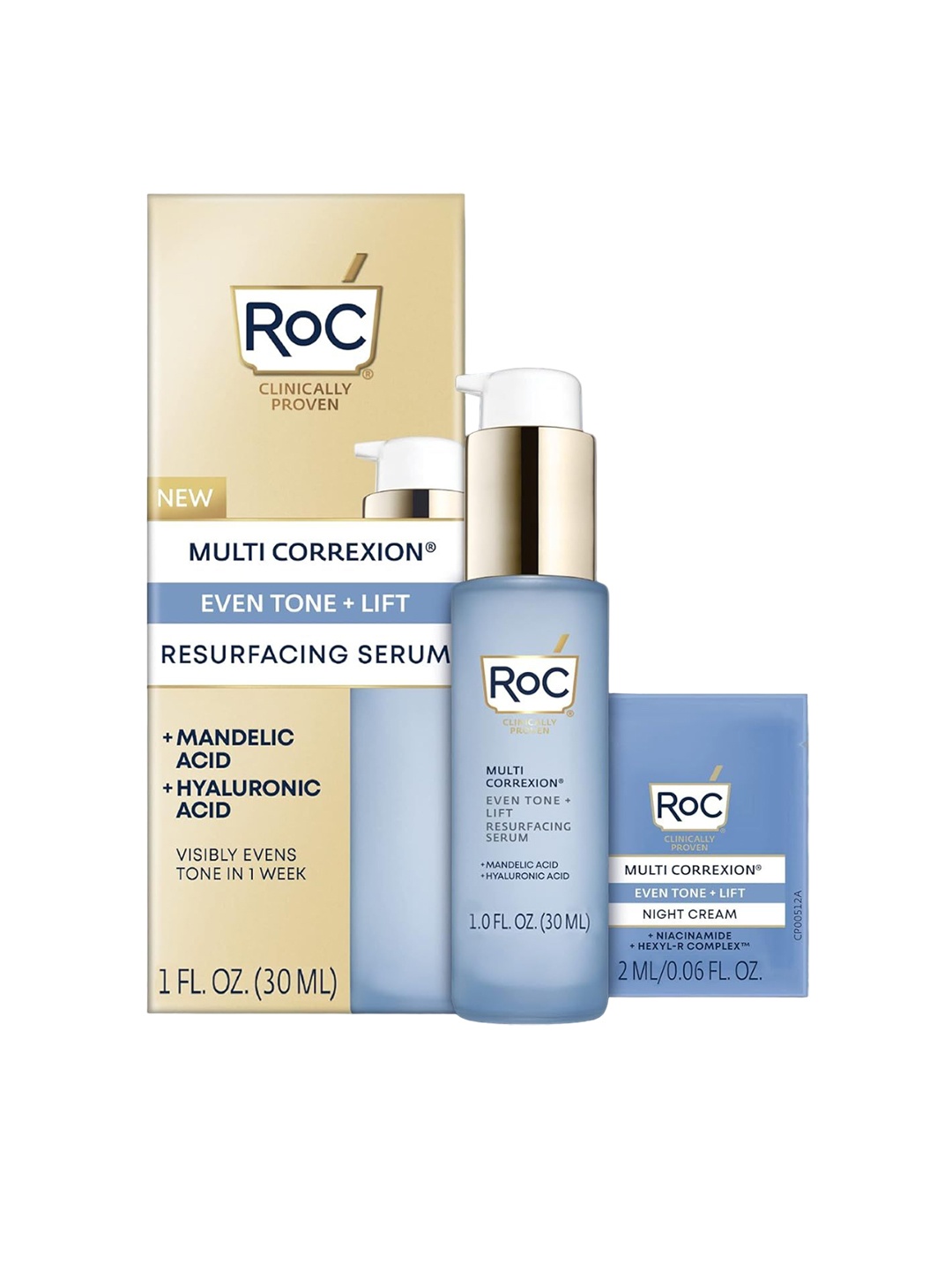 

ROC Women Multi Correxion Even Tone Serum- 30 ml, Gold