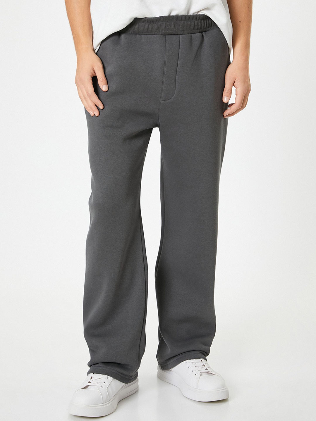 

Koton Men Mid Rise Track Pants, Grey